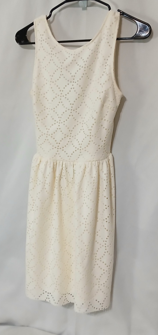 Elegant Feminine Low Cut Back Mini Dress Quiet Luxury Y2K Party Coquette Size M